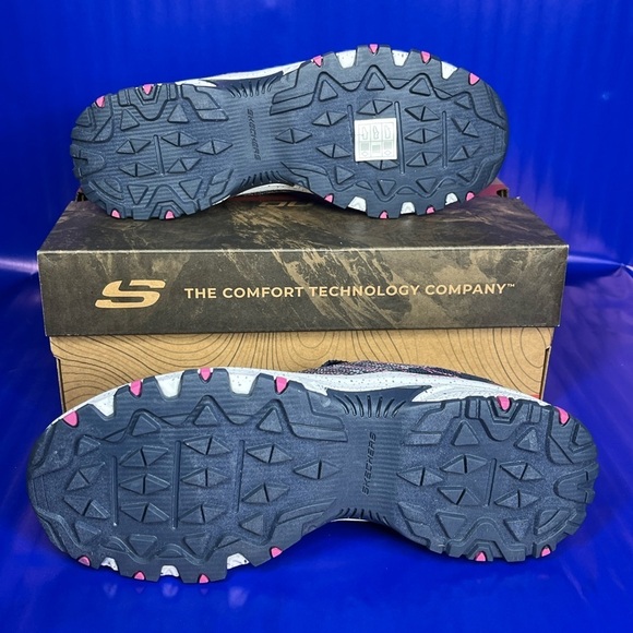 🆕Sketchers Hillcrest Trail Running Sneakers Women’s 7.5 Blue/Pink Fast Shipping - Picture 8 of 9